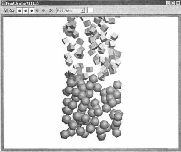 Работа с модулем Particle Flow