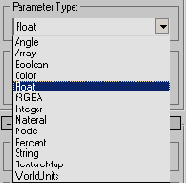Окно Parameter Editor (Редактор параметров)